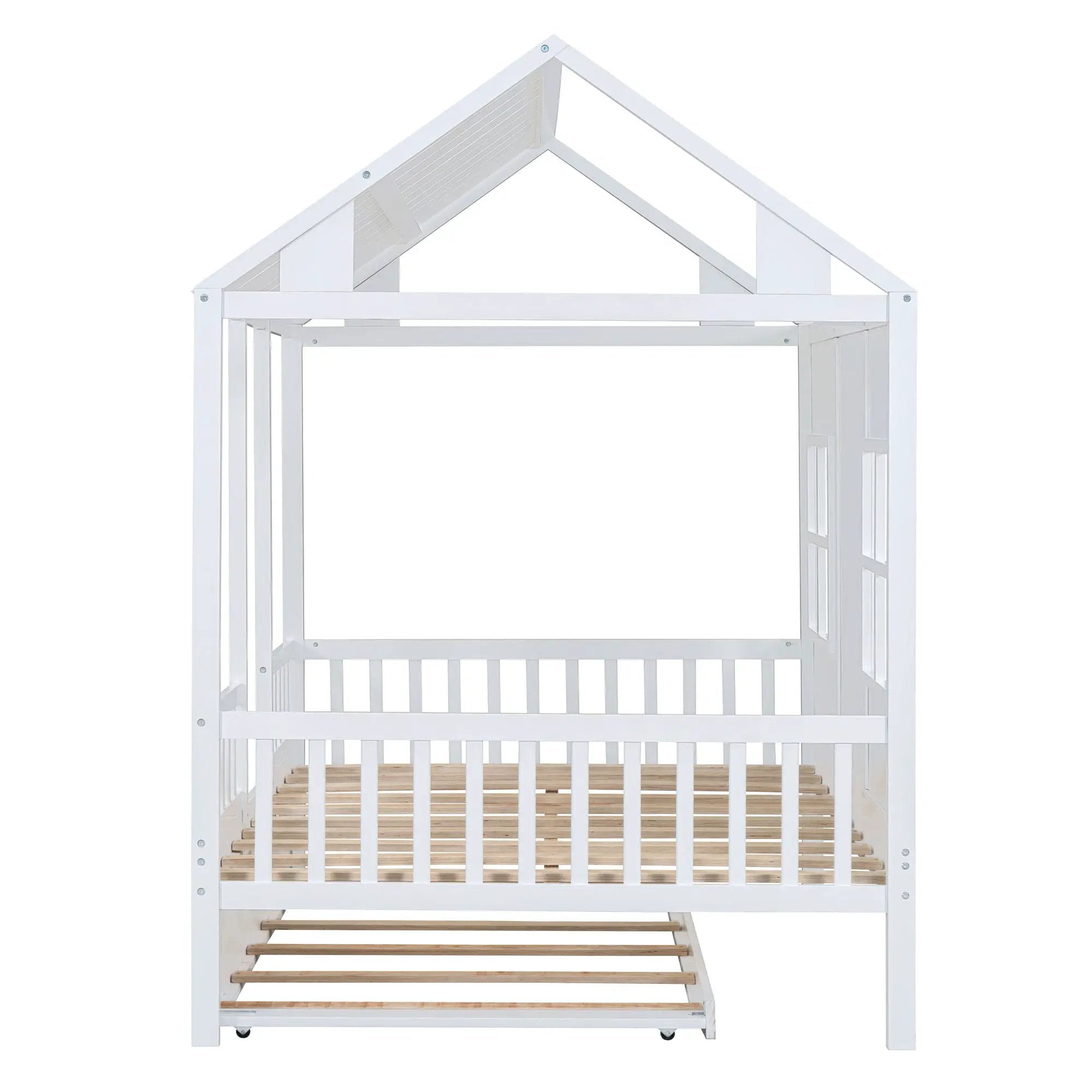 House Bed With Twin Size Trundle, Daybed by HouseOfZazla
