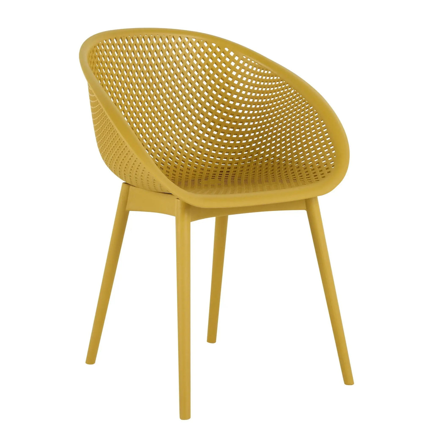 2 Piece Durable Single Chair With Hollow Out Design by HouseOfZazla