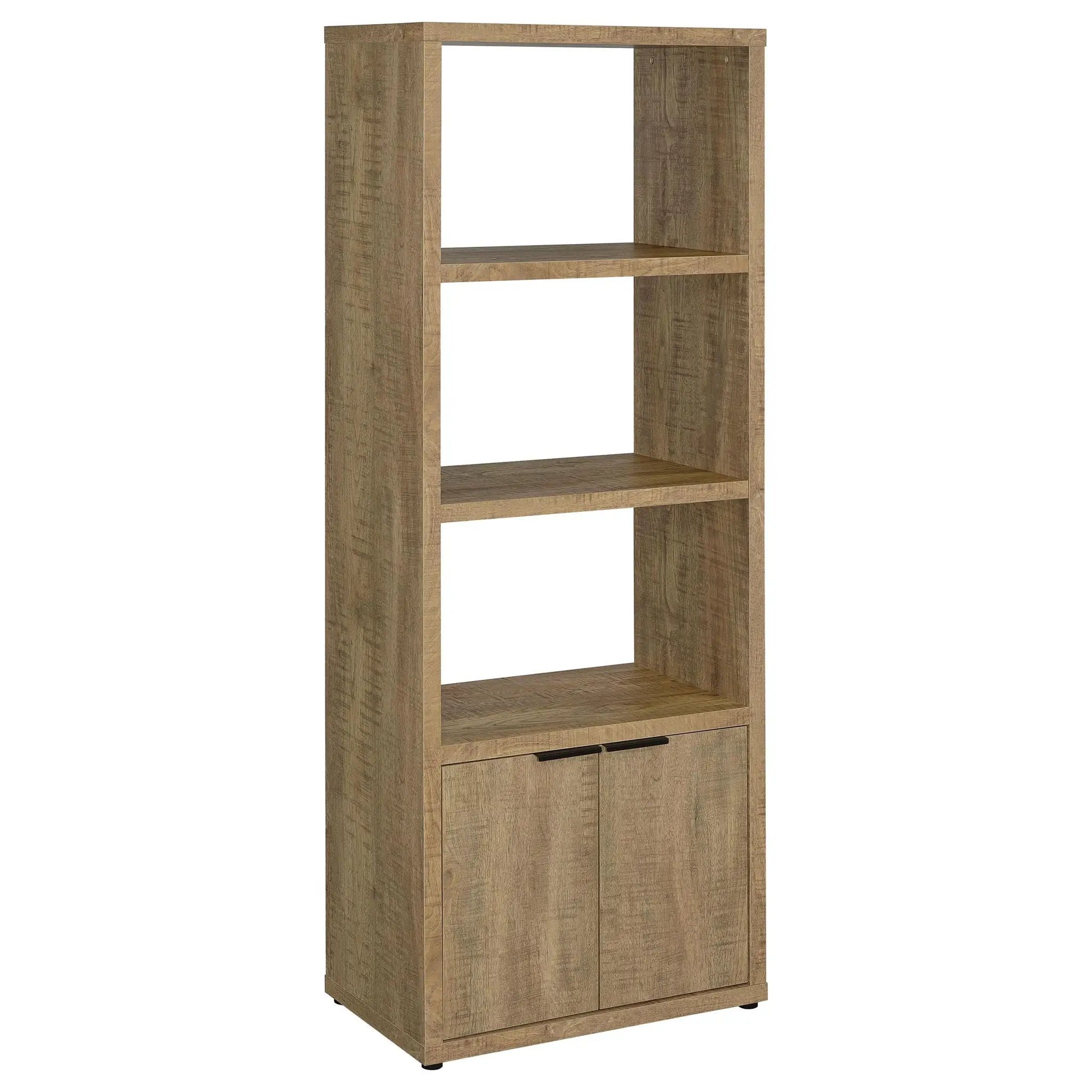 Noriega - 3 Piece TV Entertainment Center, Open & Concealed Storage - Wood by HouseOfZazla
