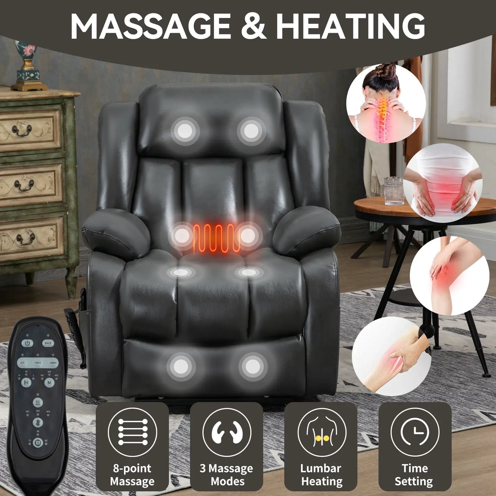 Dual Motor Electric Recliner Chair by HouseOfZazla
