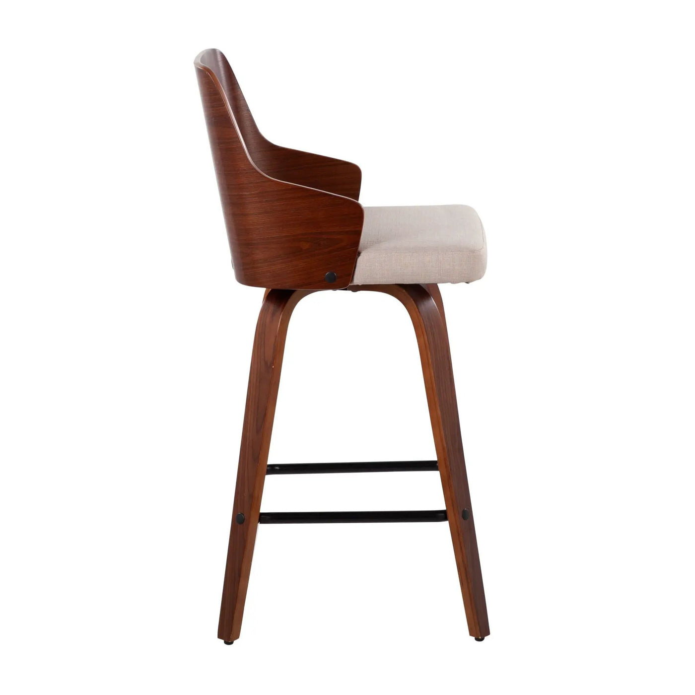 Ariana - Mid Century Modern Counter Stool (Set of 2) by HouseOfZazla