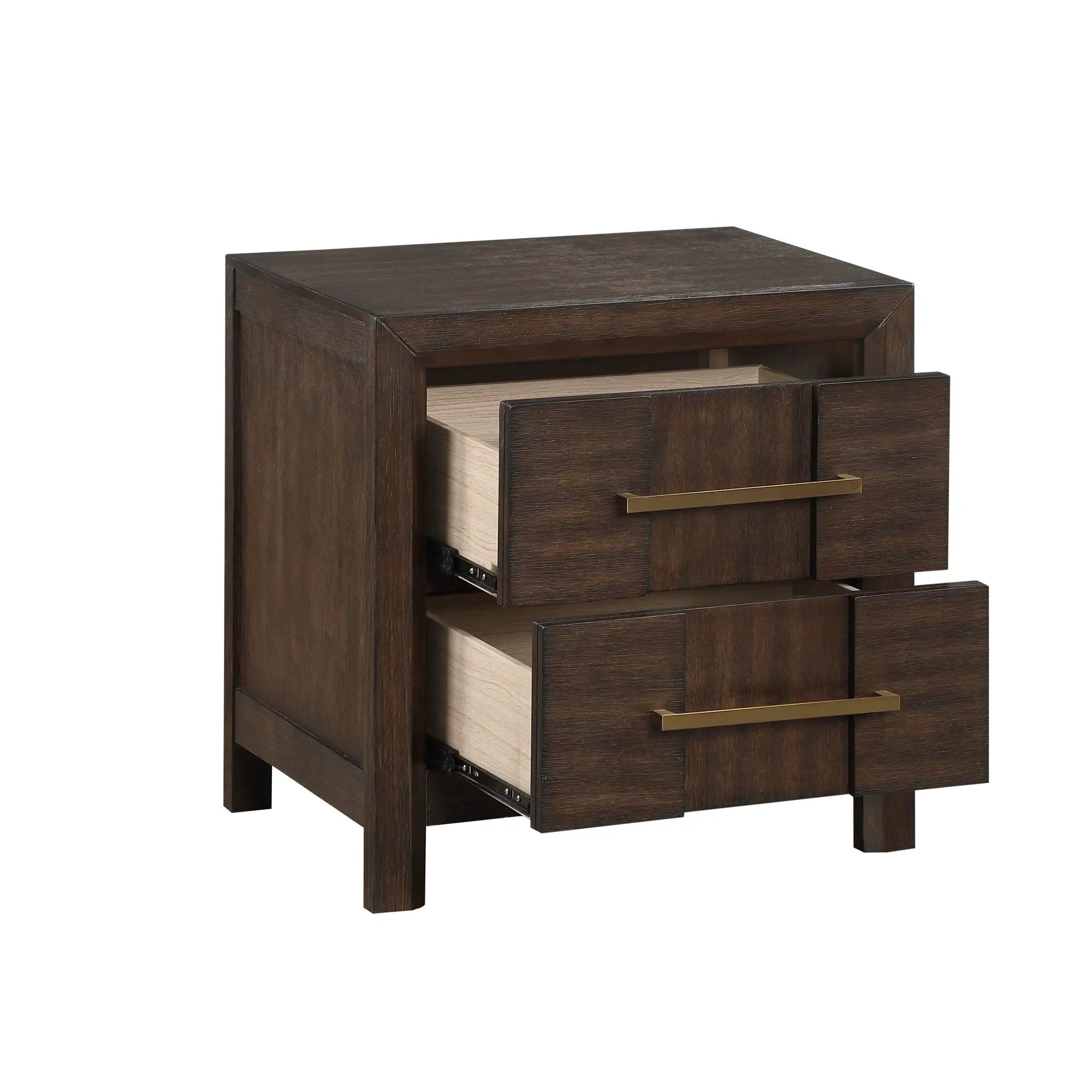 Kenzo - 2 Drawer Nightstand - Walnut