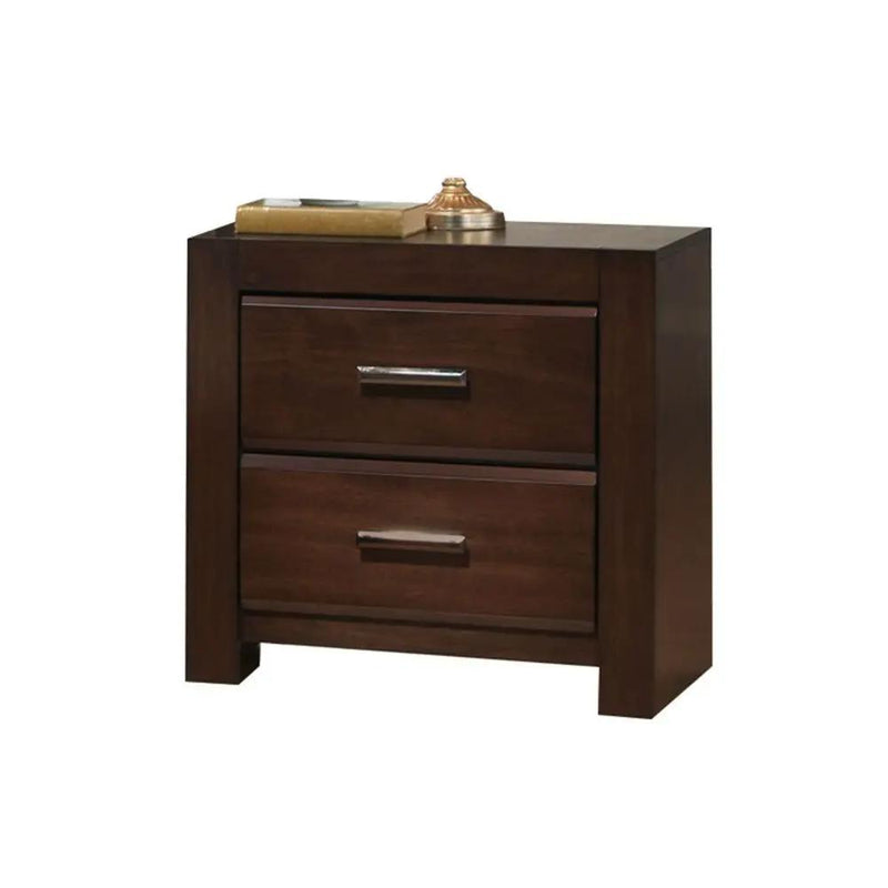 Oberreit - Nightstand - Walnut by Unique Piece Furniture