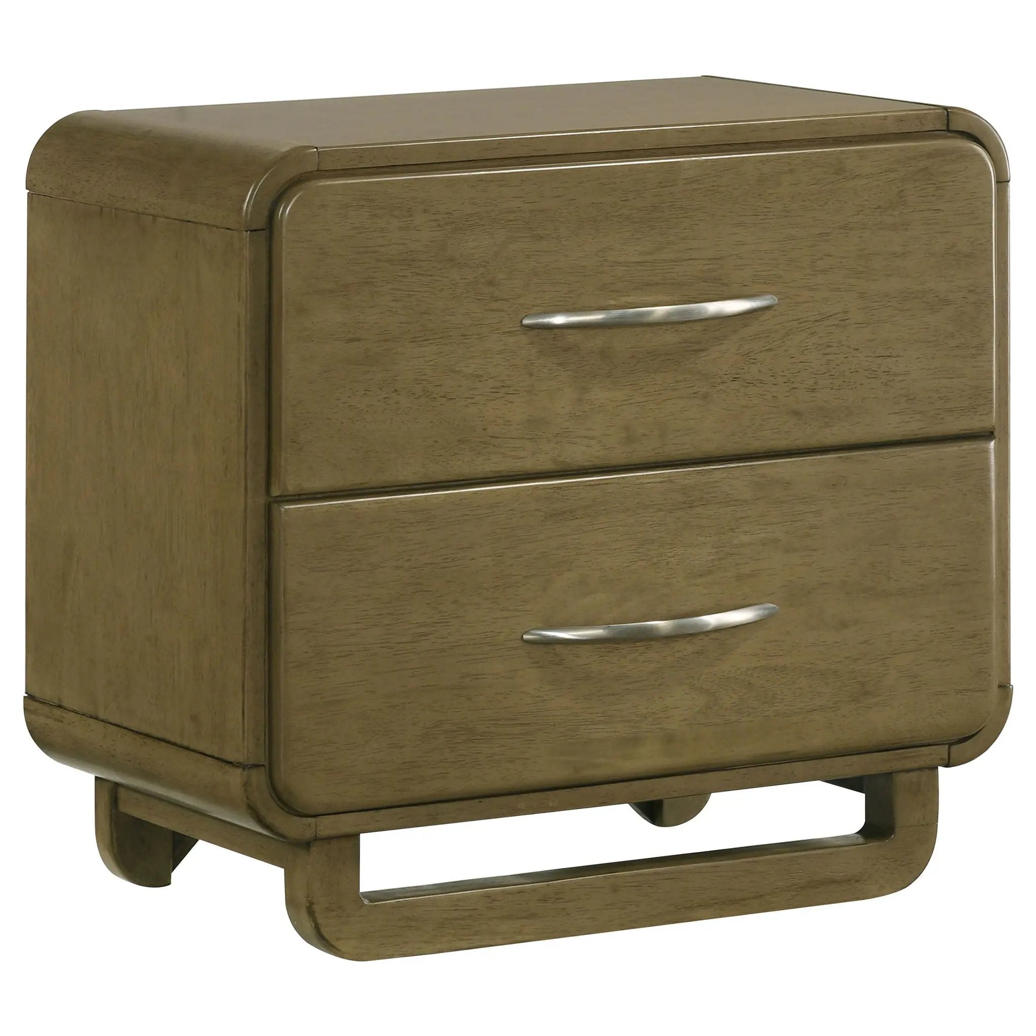 Amsbury 2-drawer Nightstand Bedside Table Nutmeg by Unique Piece Furniture