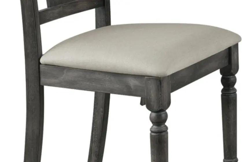 Wallace - Side Chair (Set of 2) - Tan / Weathered Gray by Unique Piece Furniture