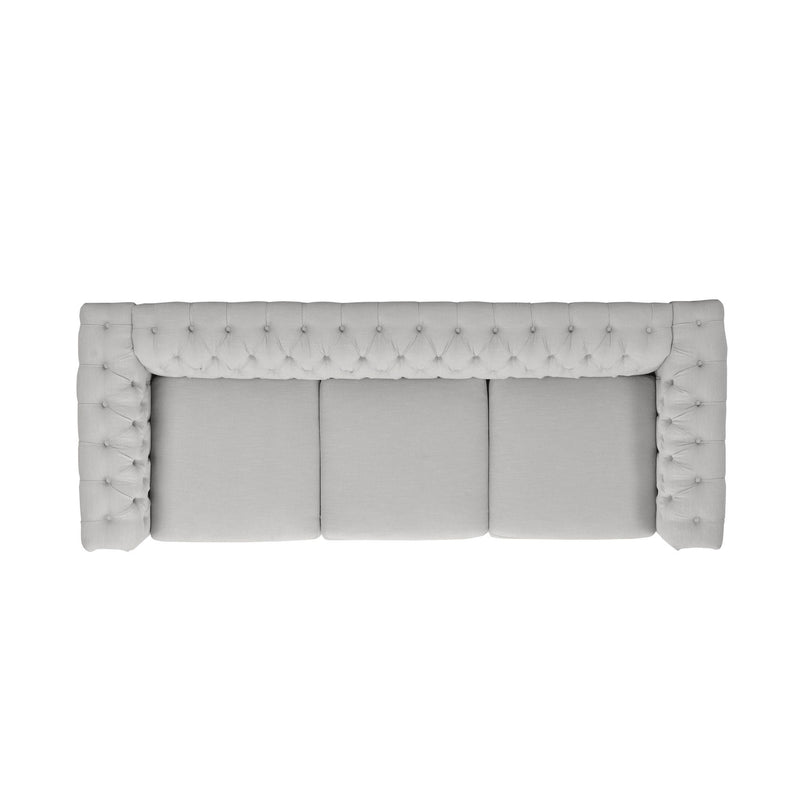 Chesterfield Style 3 Seater Sofa With Deep Button Tufting by HouseOfZazla