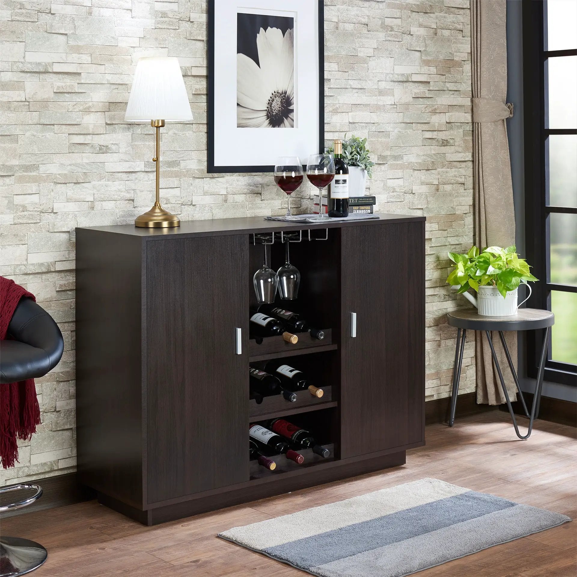 Hazen - Wine Cabinet II - Espresso by Unique Piece Furniture