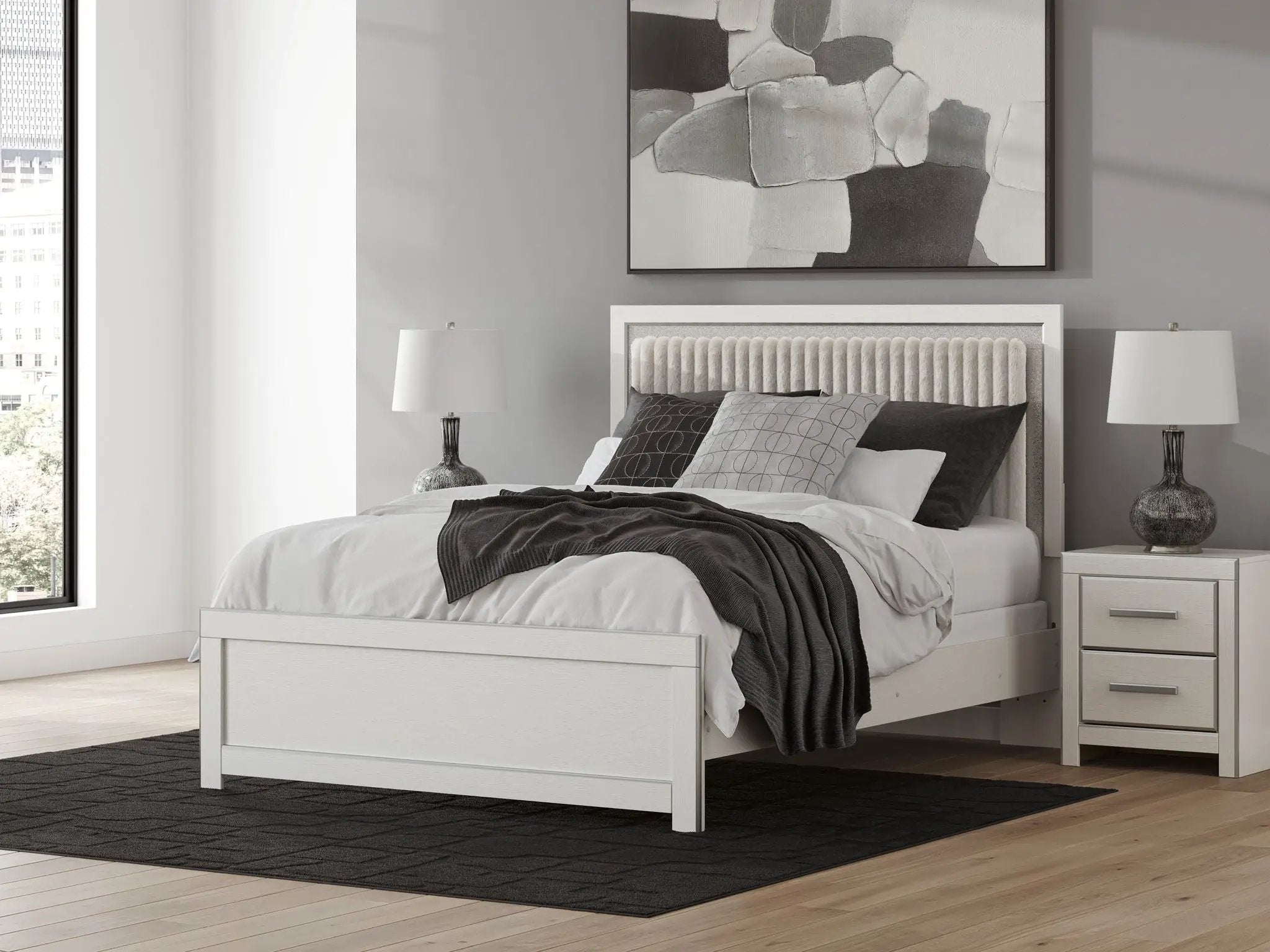 Zuraleus - Upholstered Panel Bed by Unique Piece Furniture