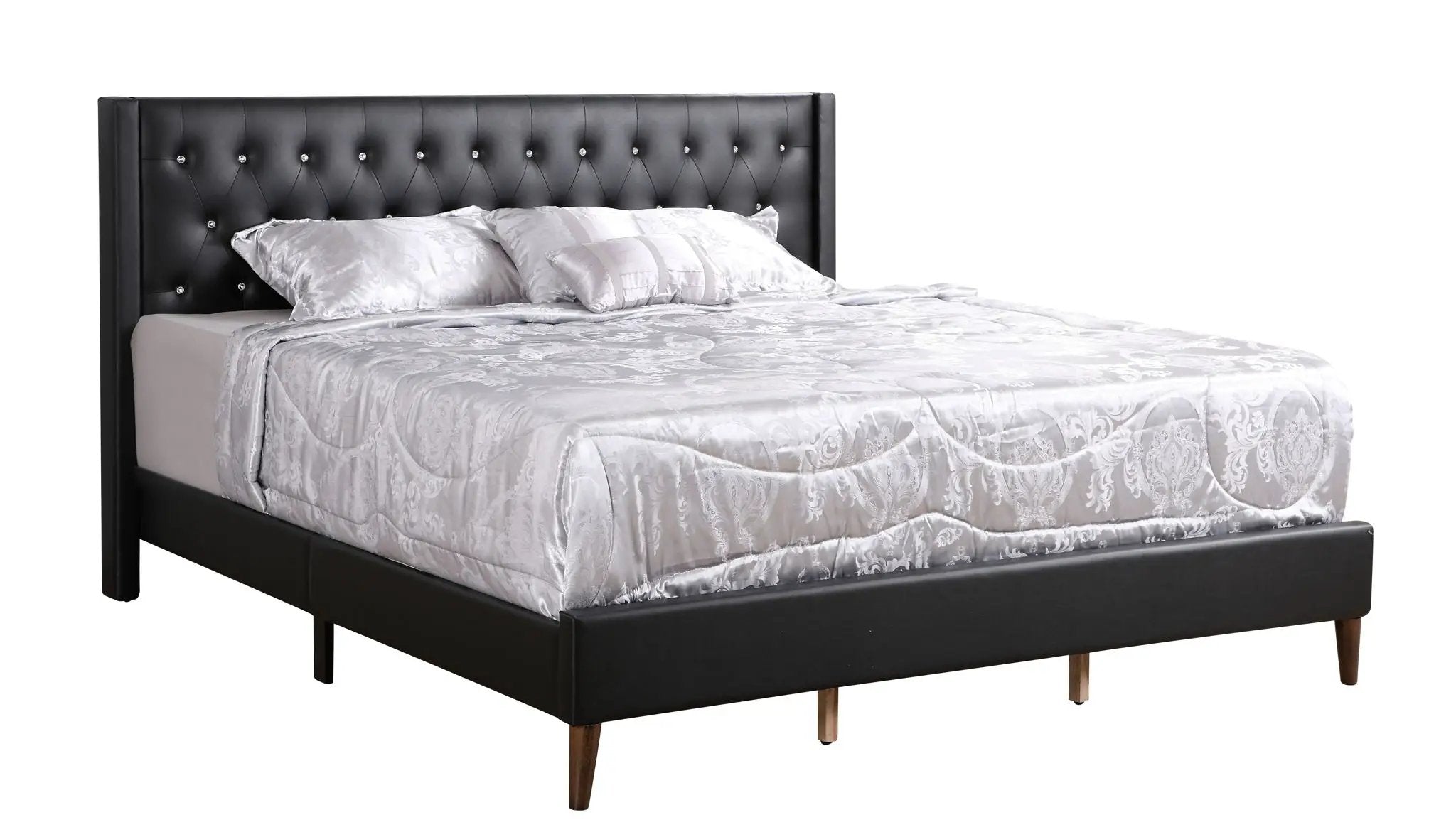 Stylish Bed For Spacious Rooms Contemporary by HouseOfZazla