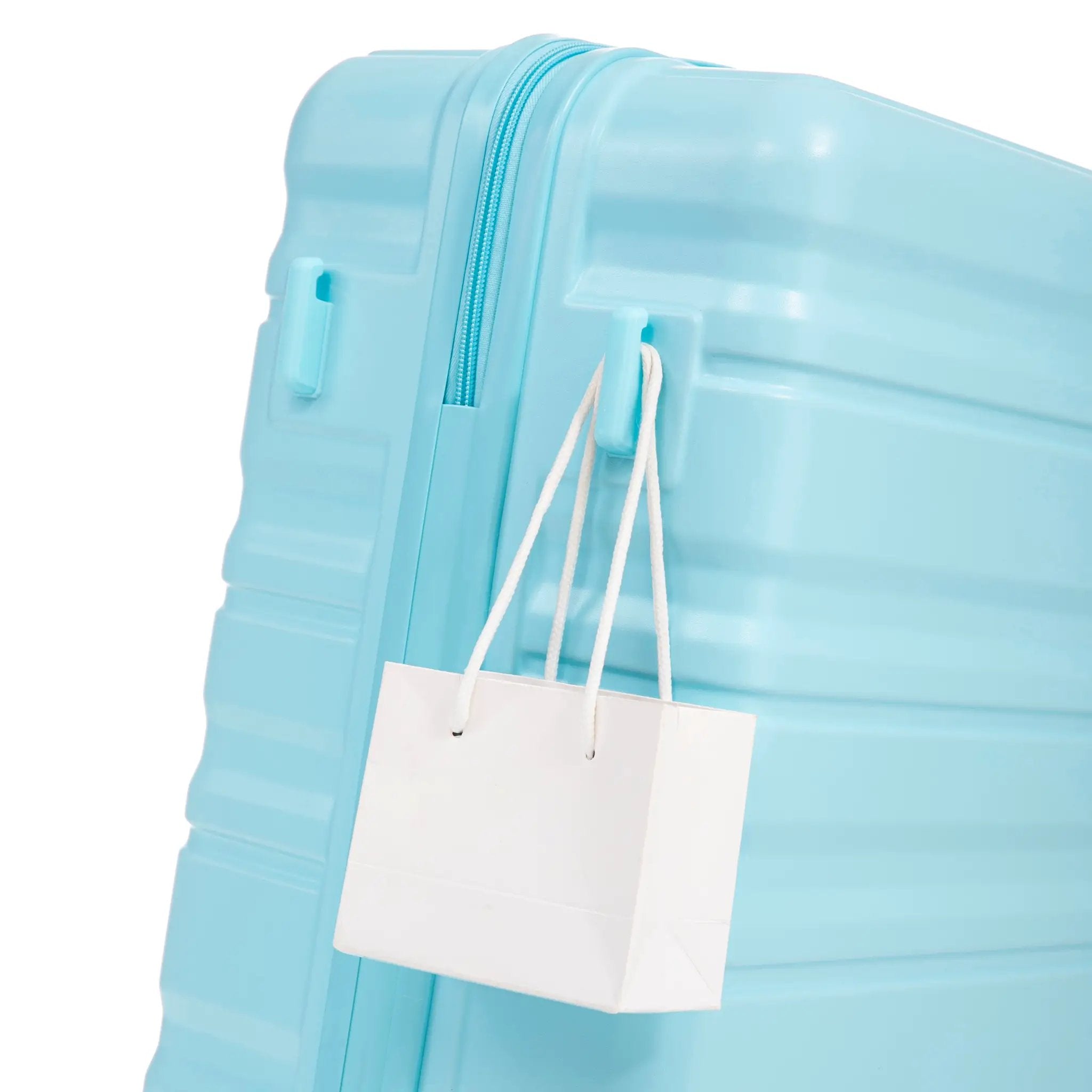 HIFINE Tourist 3-Piece ABS Spinner Wheel Luggage Set (Blue) by HouseOfZazla