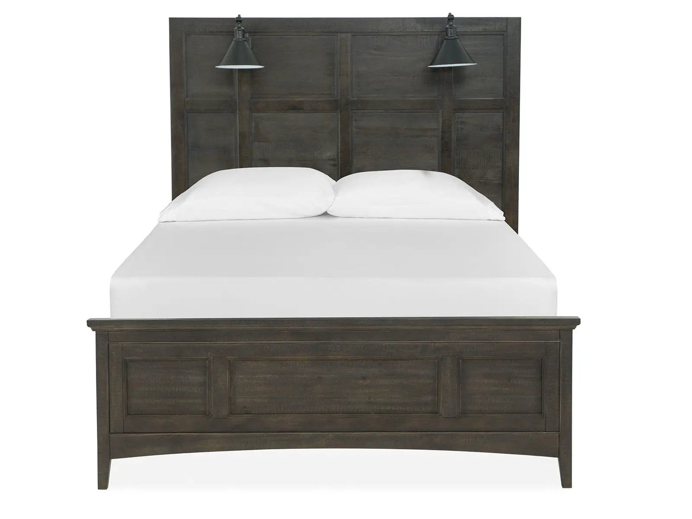 Westley Falls - Complete Lamp Panel Bed With Regular Rails by Unique Piece Furniture