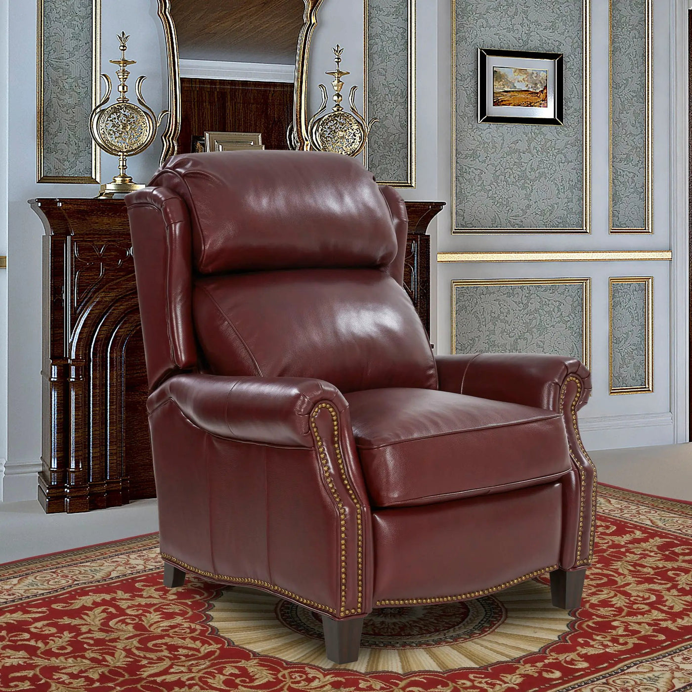 Meade - Push Thru The Arm Recliner by Unique Piece Furniture