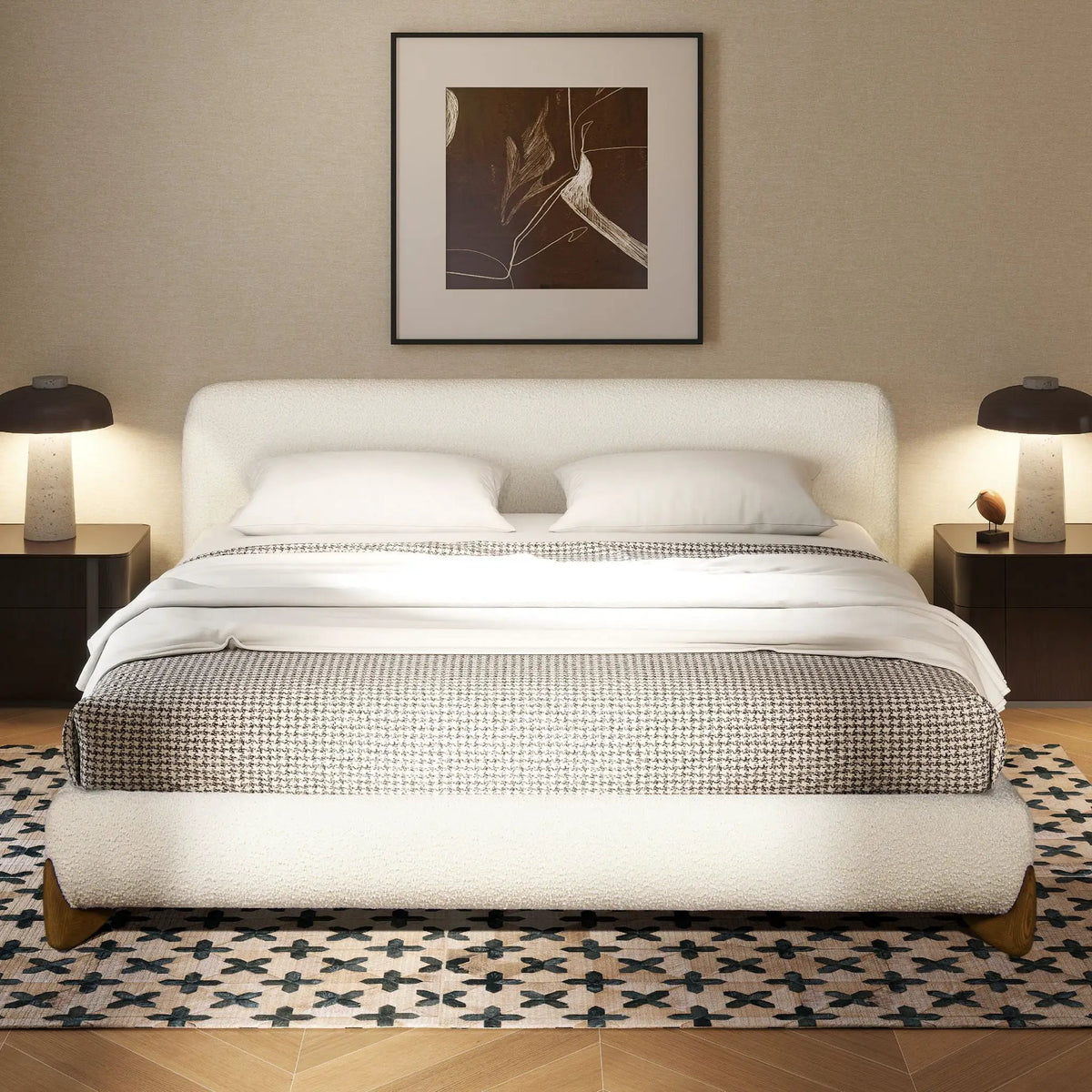 Alpine - Puffy Modern Platform Bed, photo 3 of 21