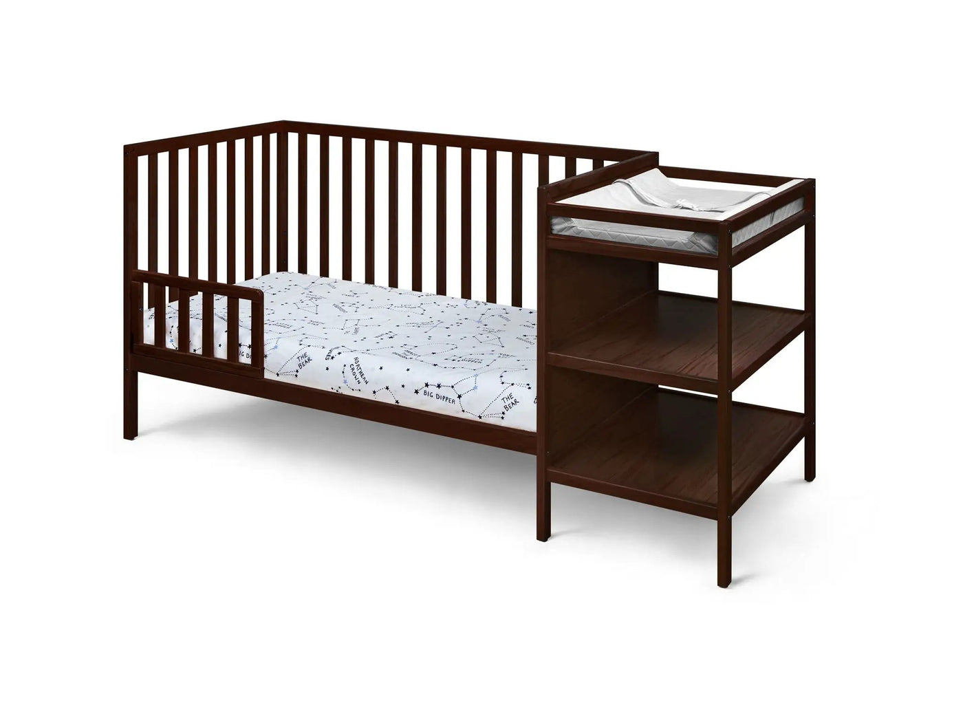 Palmer - 3-in-1 Convertible Crib / Changer Combo by Unique Piece Furniture