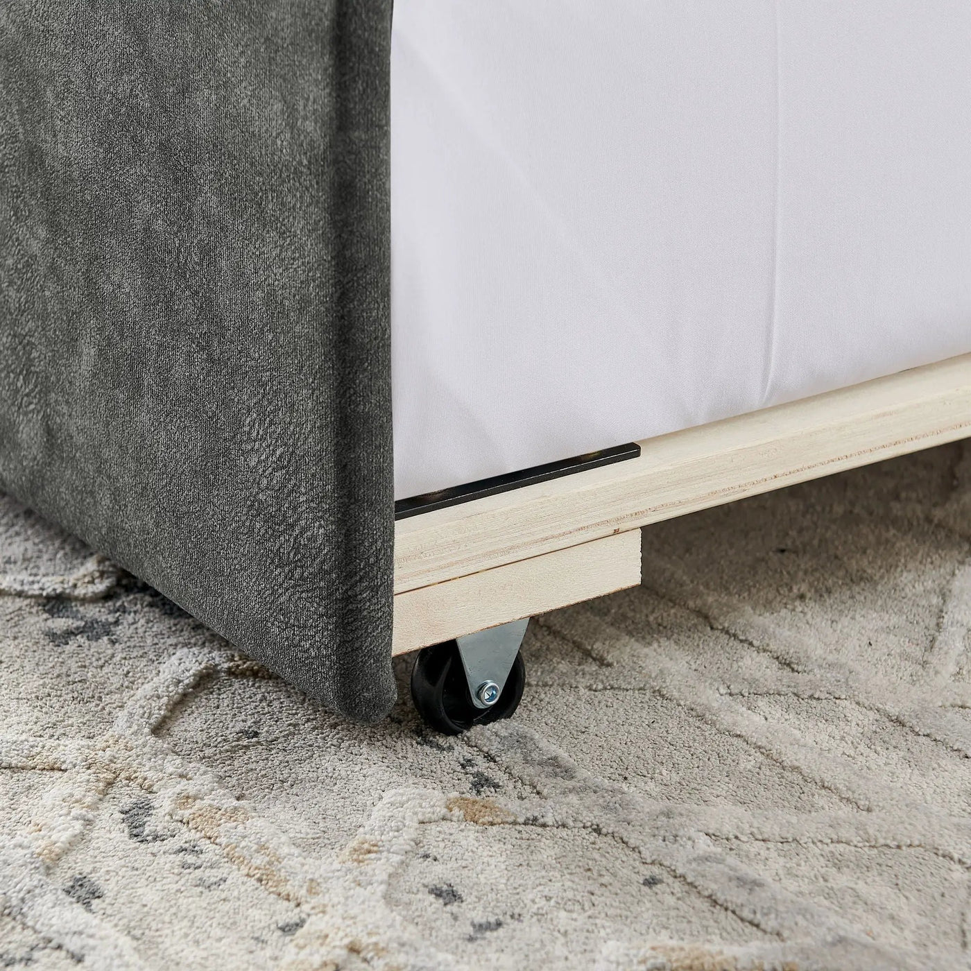 Upholstered Daybed With USB Charging & Pull Out Bed by HouseOfZazla