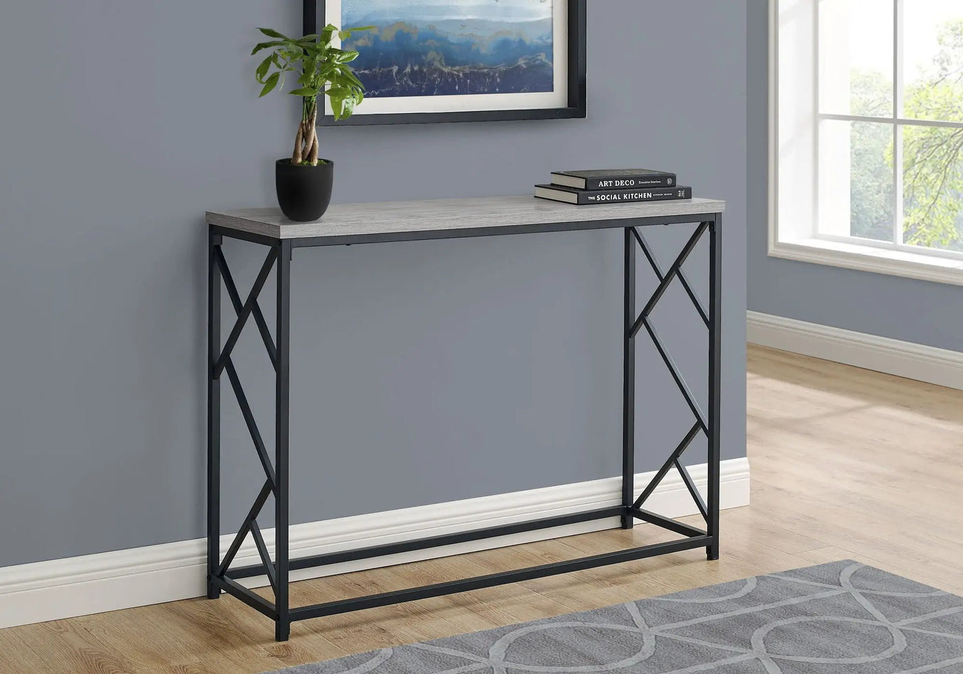 Accent Console Table for Entryway, Modern Design by HouseOfZazla