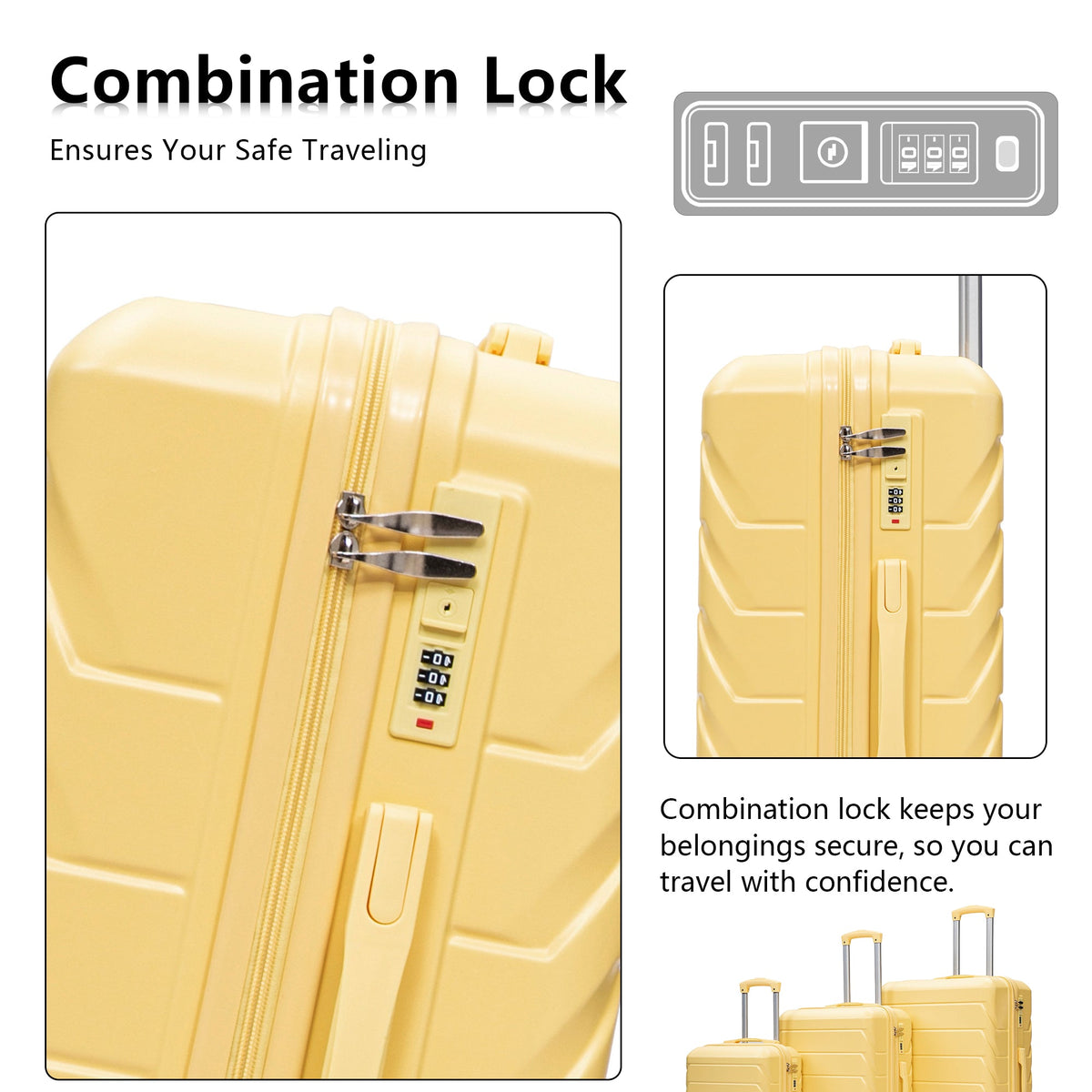 3-Piece Luggage Set (20"/24"/28"), photo 10 of 10