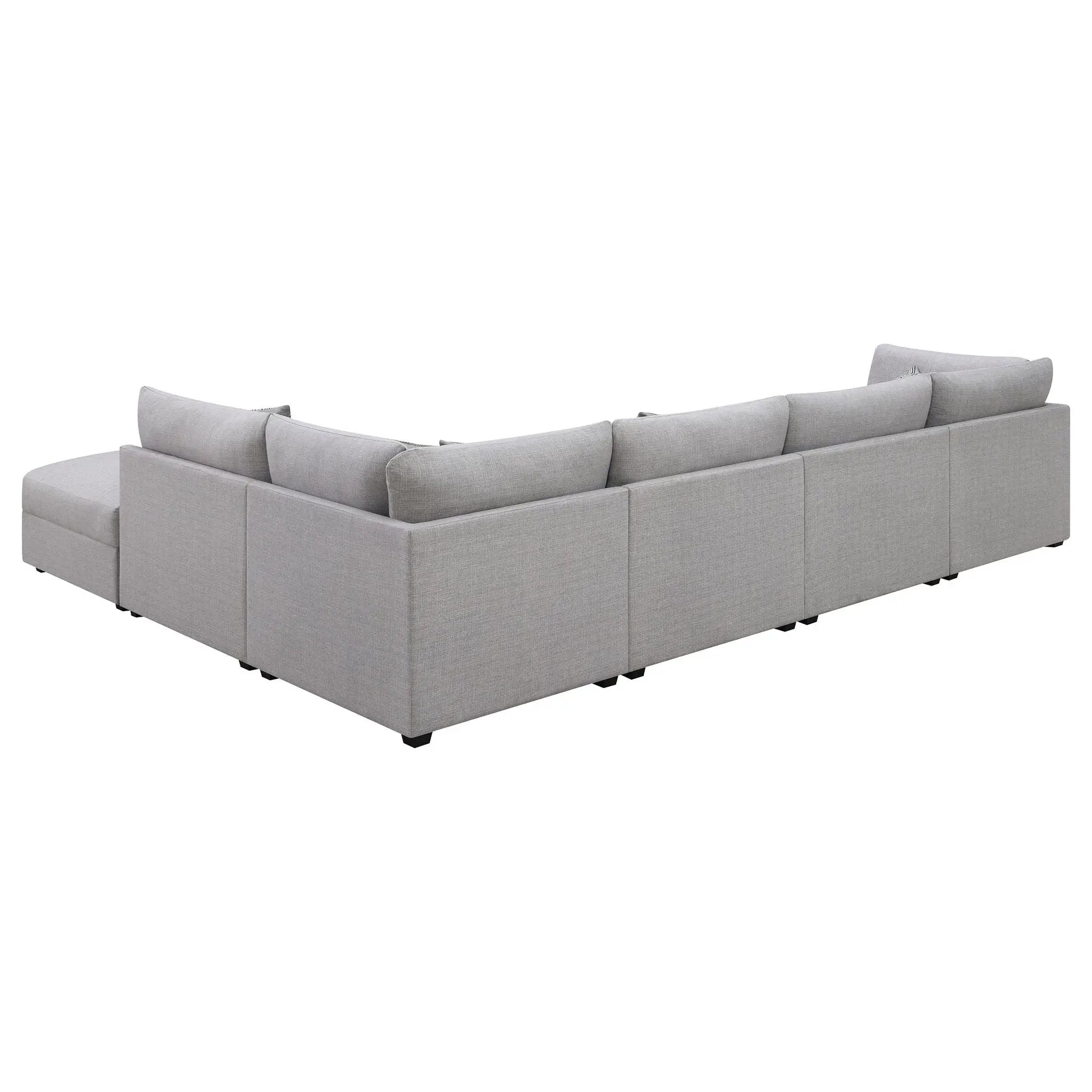 Cambria 6-piece Upholstered Modular Sectional Sofa Grey by Unique Piece Furniture
