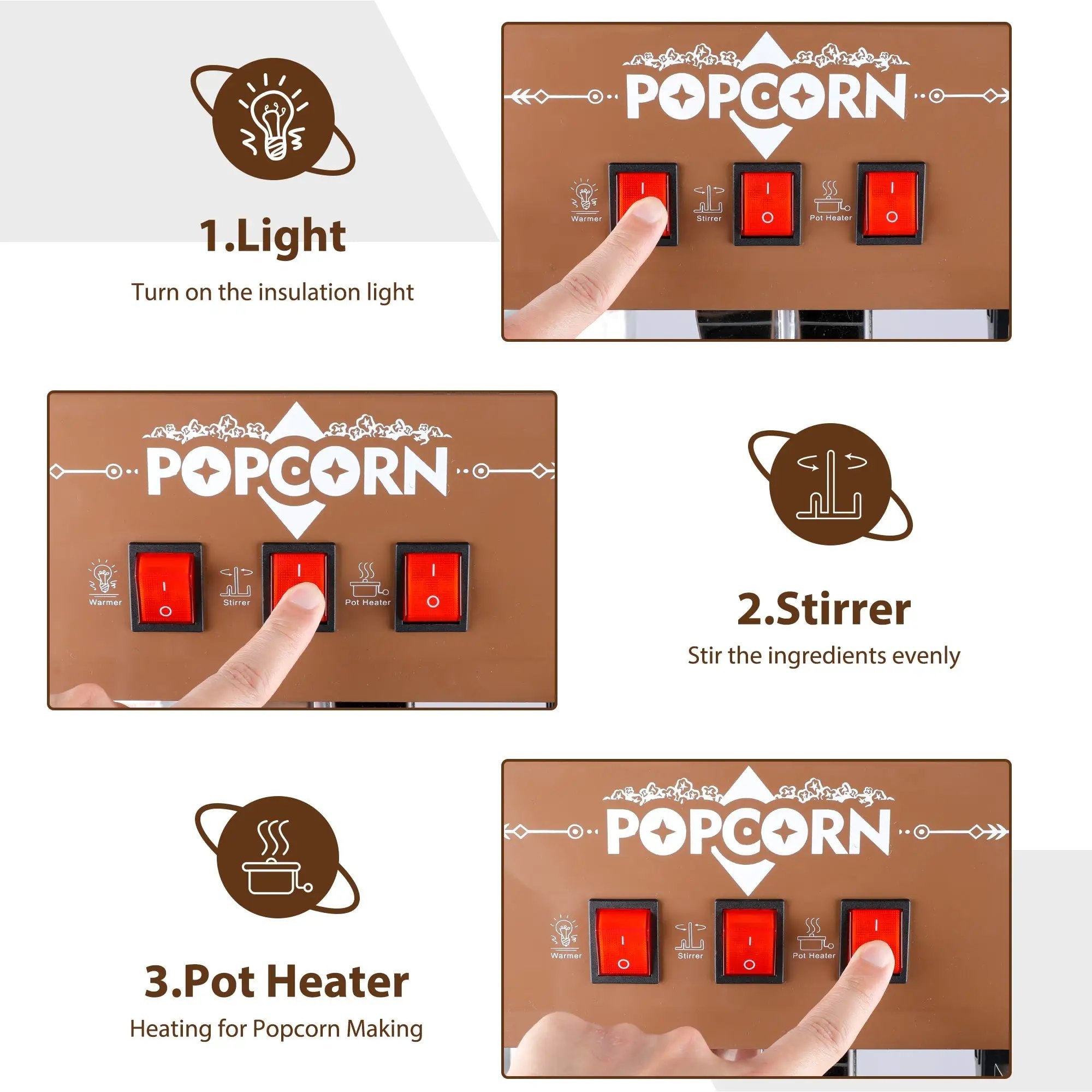 12oz Retro Popcorn Machine by HouseOfZazla
