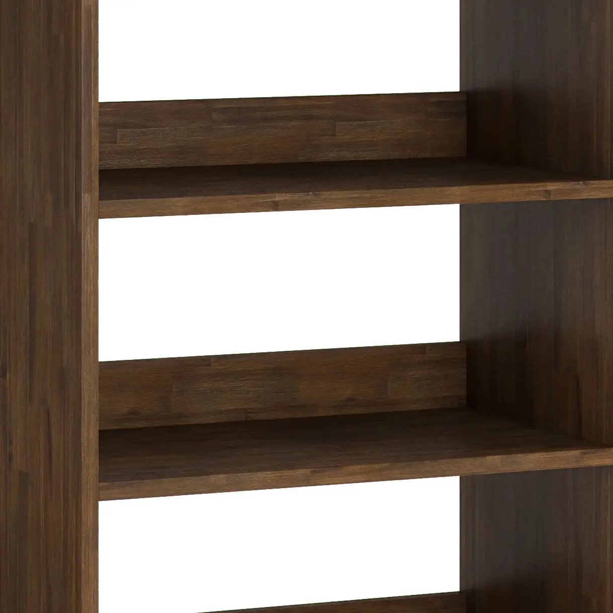 Chase - Tall Bookcase - Rustic Natural Aged Brown by Unique Piece Furniture