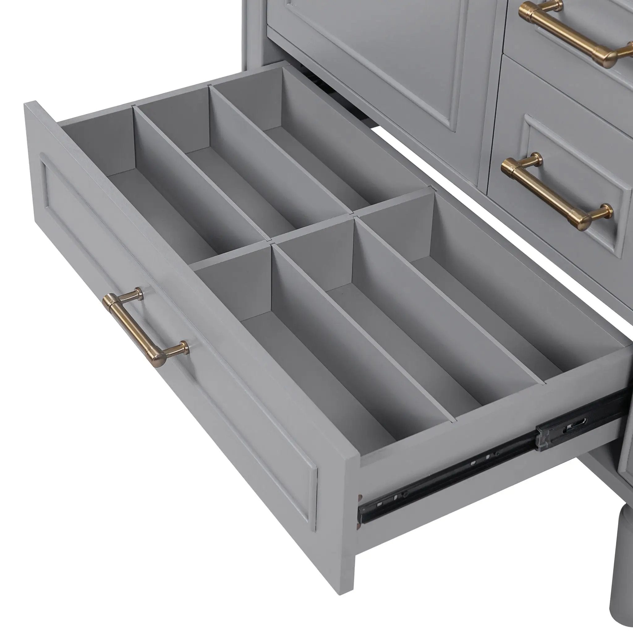 Traditional Bathroom Vanity Set With Soft Close Doors