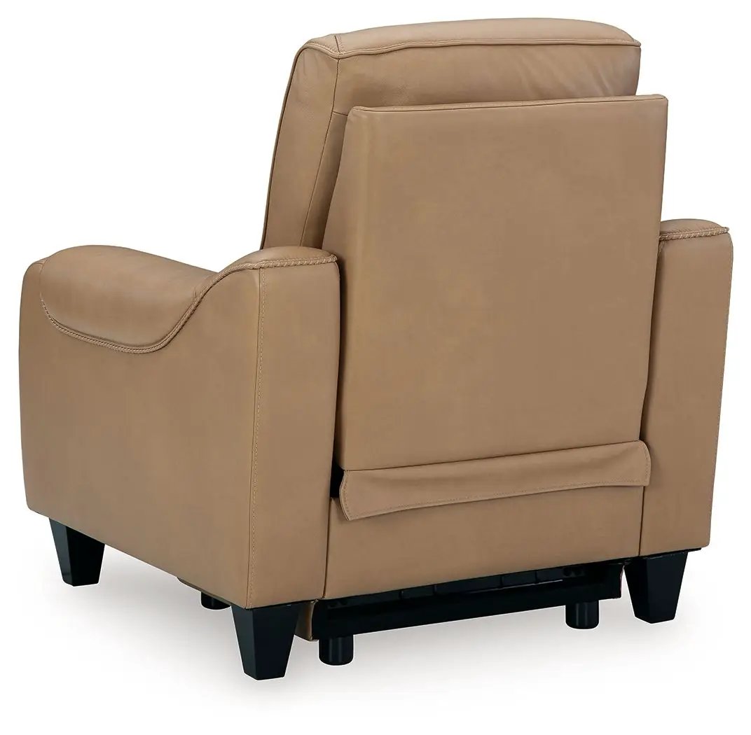 Mosswell - Power Recliner With Adj Headrest - Toffee by Unique Piece Furniture