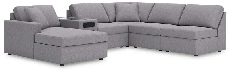 Modmax - Sectional - Granite by Unique Piece Furniture