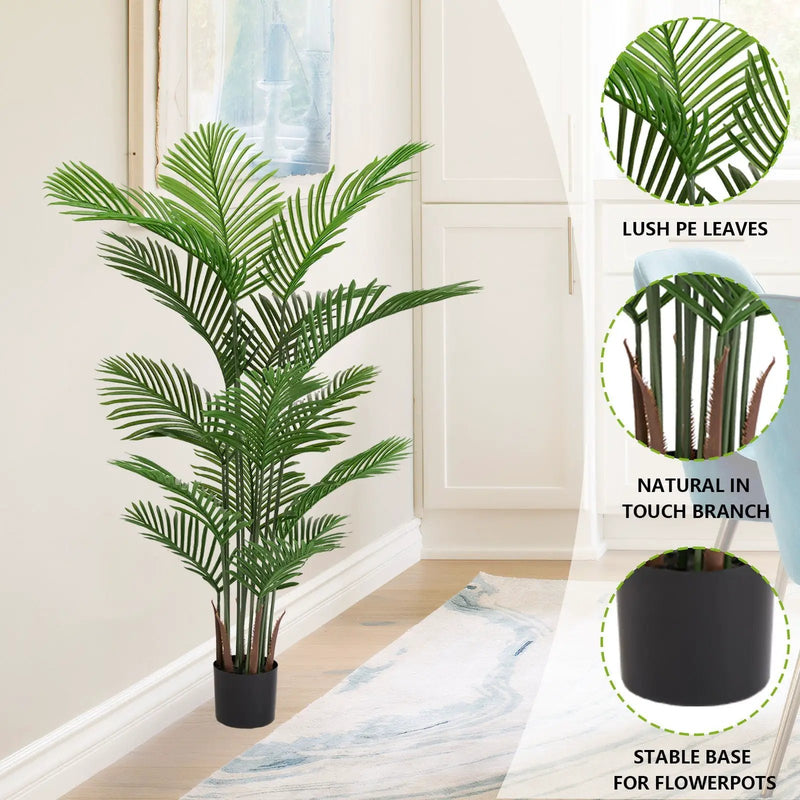 Simulate Plastic Flower Boxes With Leaves For Outdoor Home Decor (Set of 2) - by HouseOfZazla