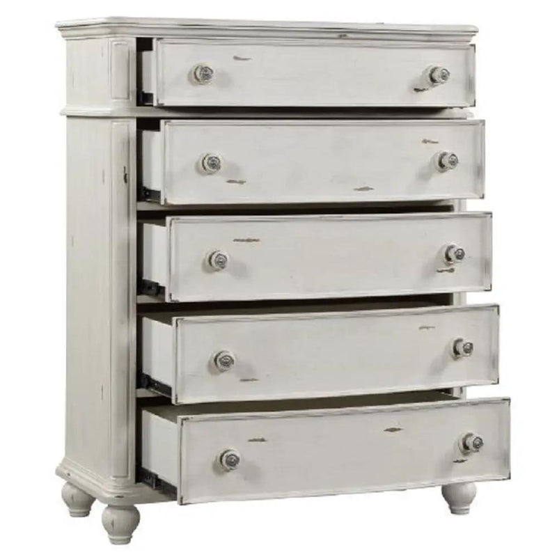 Jaqueline - Chest - Antique White by Unique Piece Furniture