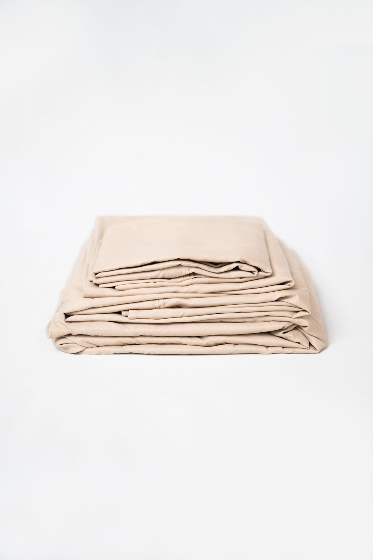 Brushed Hypoallergenic Split Sheet Set with Deep Pockets - White, Beige, Light Brown, photo 2 of 16