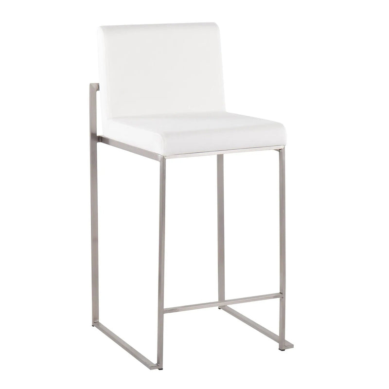 Fuji - Contemporary High Back Counter Stool, Functional Design by HouseOfZazla