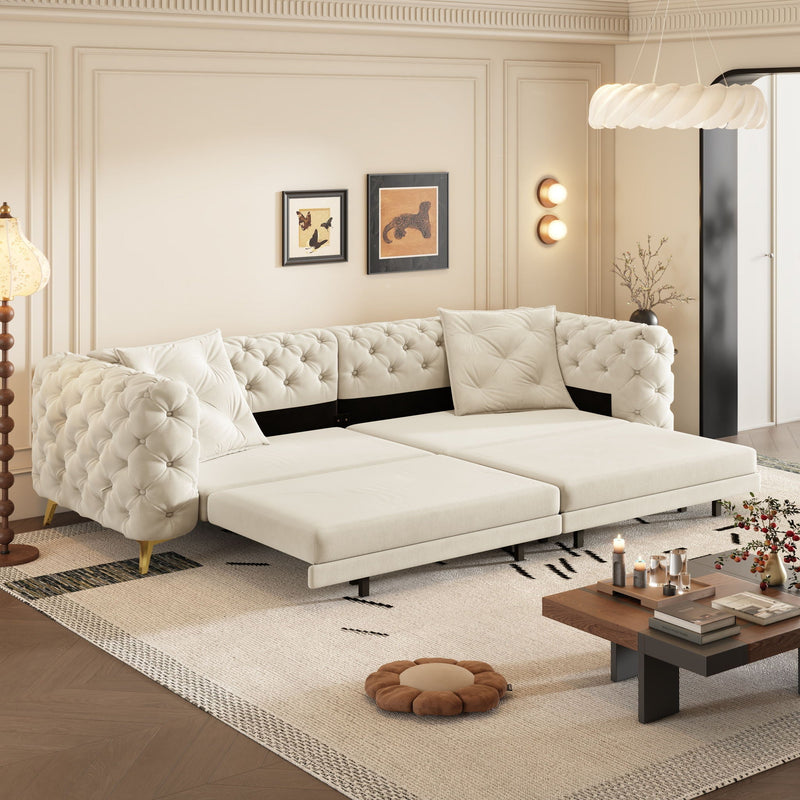 3-In-1 Convertible Sleeper Sofa by HouseOfZazla