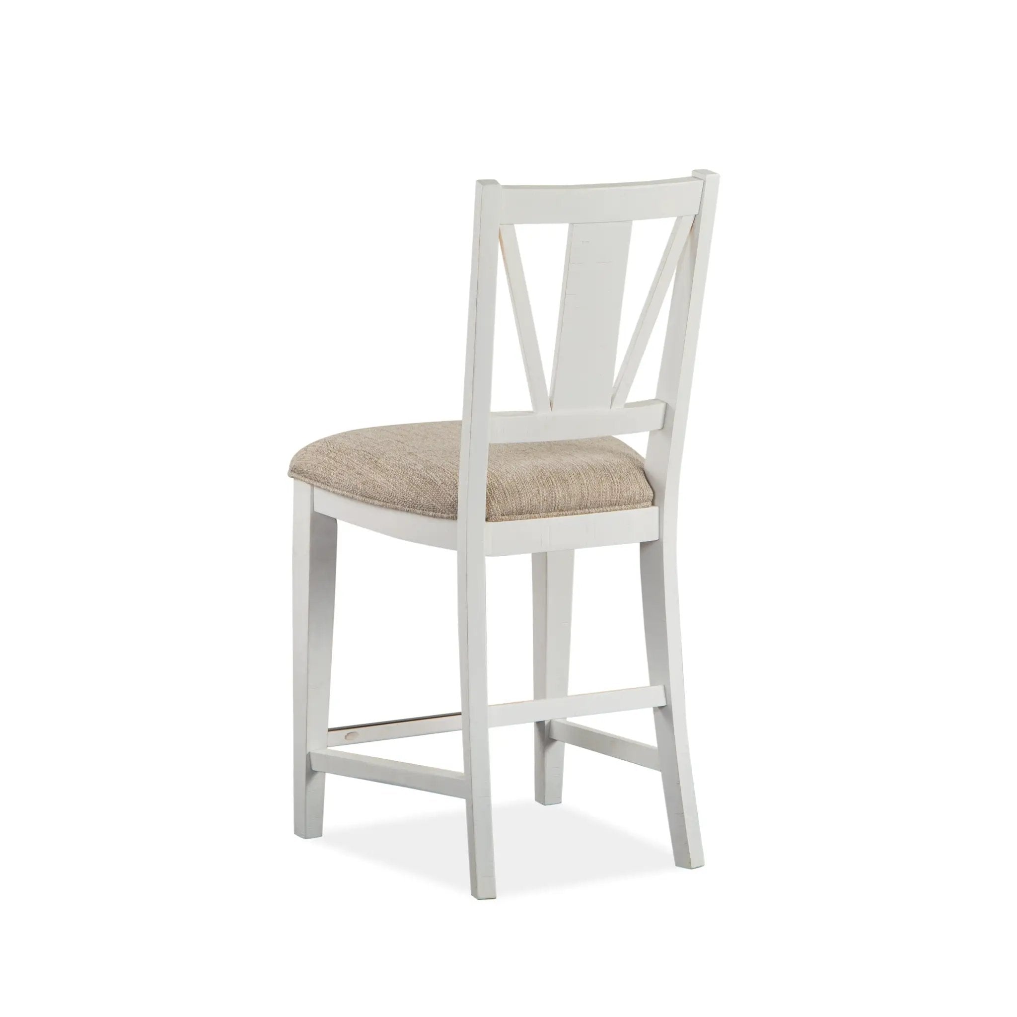 Heron Cove - Counter Chair With Upholstered Seat (Set of 2) - Chalk White by Unique Piece Furniture