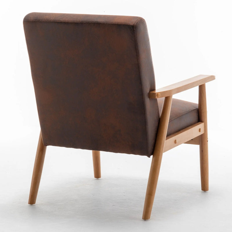 Wide Arm Chair - Brown by HouseOfZazla