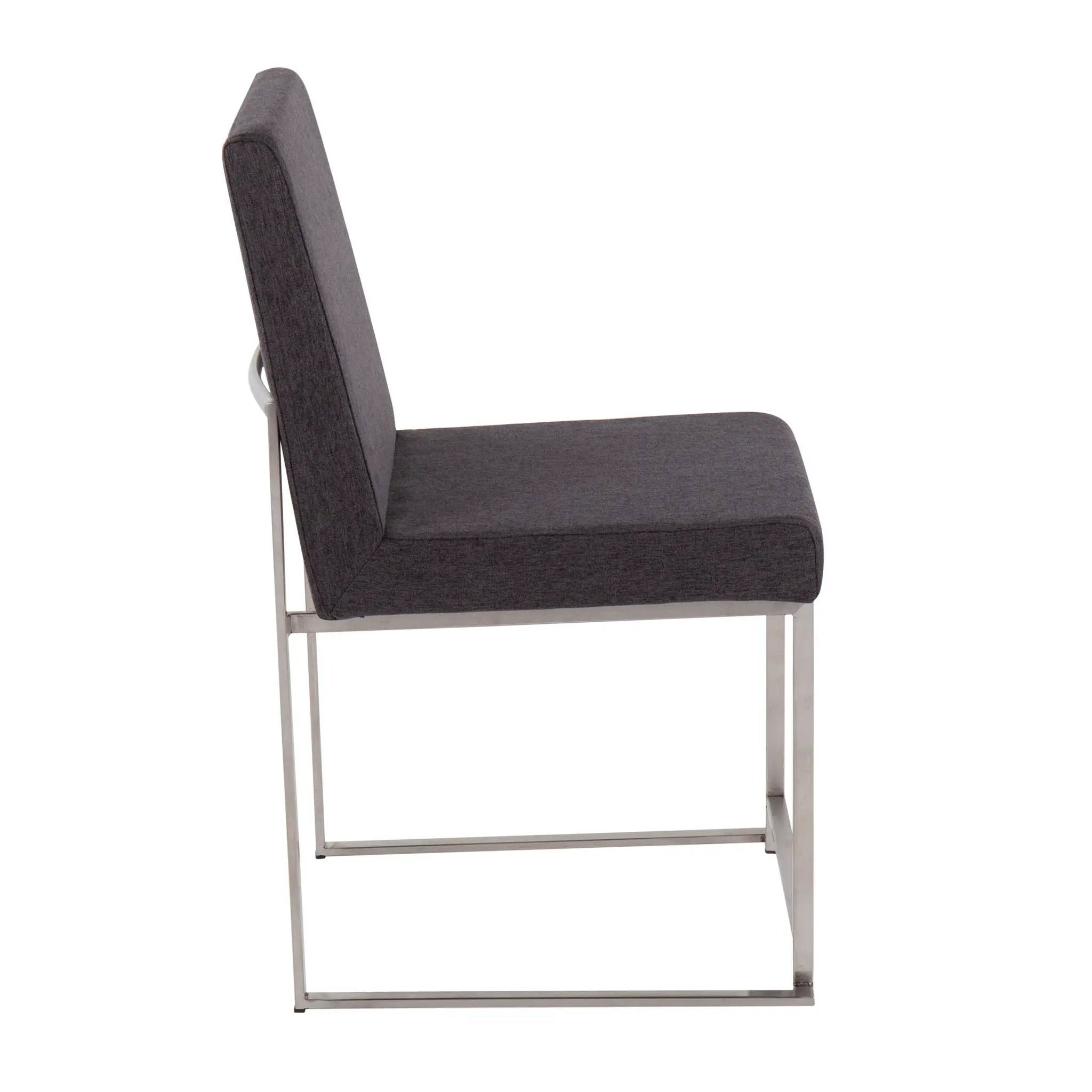 Fuji - Contemporary High Back Dining Chair, Modern Elegance (Set of 2) by Unique Piece Furniture