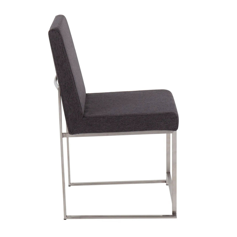 Fuji - Contemporary High Back Dining Chair, Modern Elegance (Set of 2) by Unique Piece Furniture
