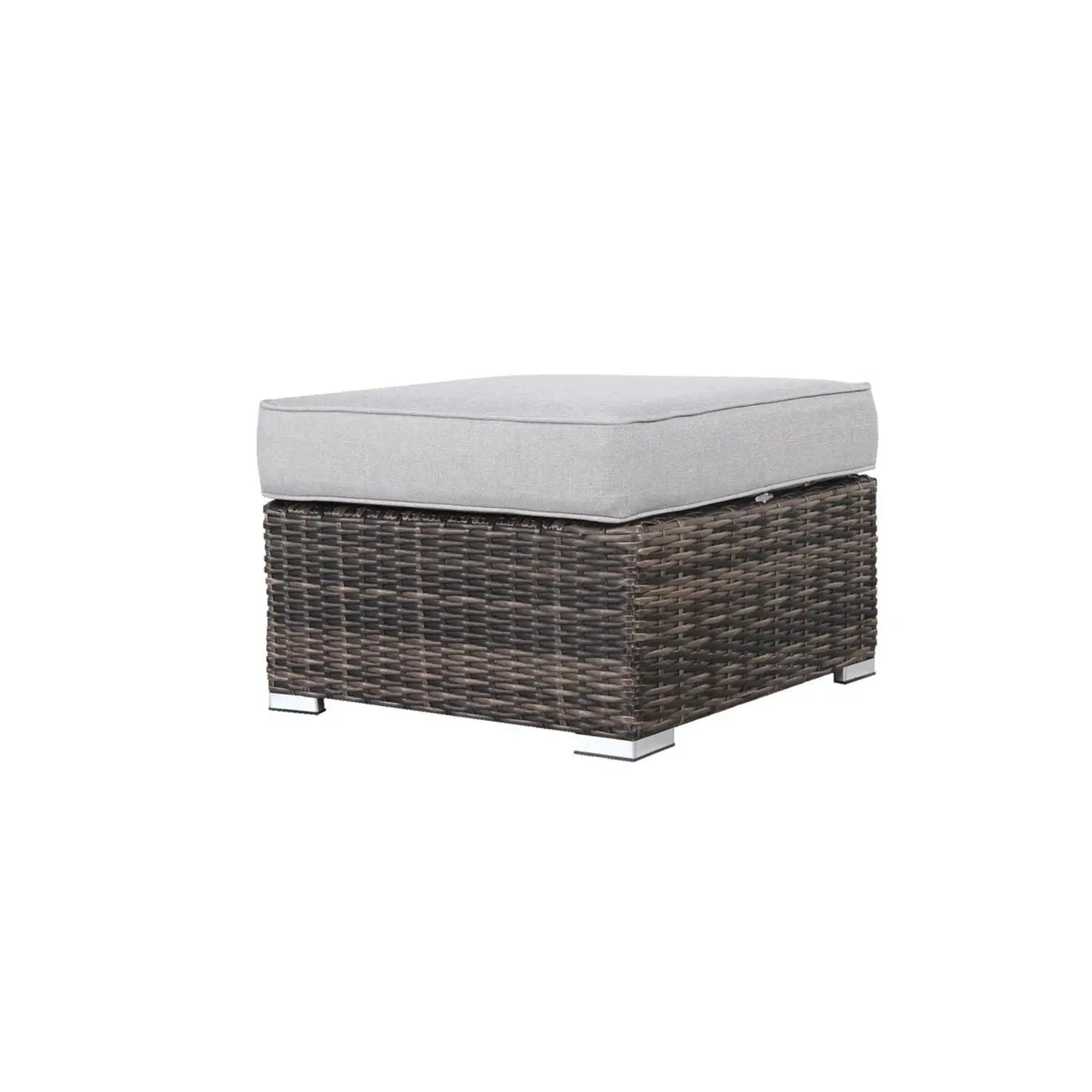 Stylish Outdoor Ottoman With Cushion For Comfort by HouseOfZazla