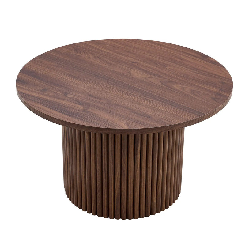 Modern Circular Coffee Table Cylindrical Design by HouseOfZazla