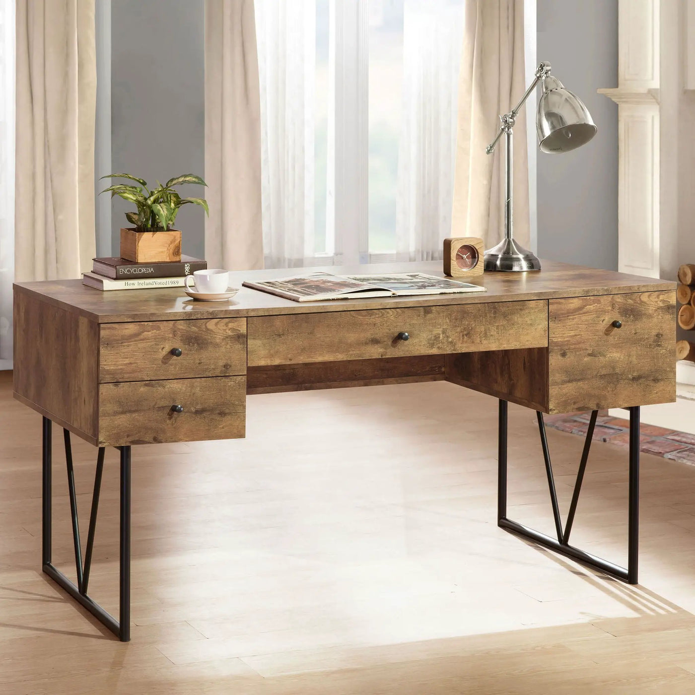Sonoma - 4 Drawer Writing Desk by HouseOfZazla