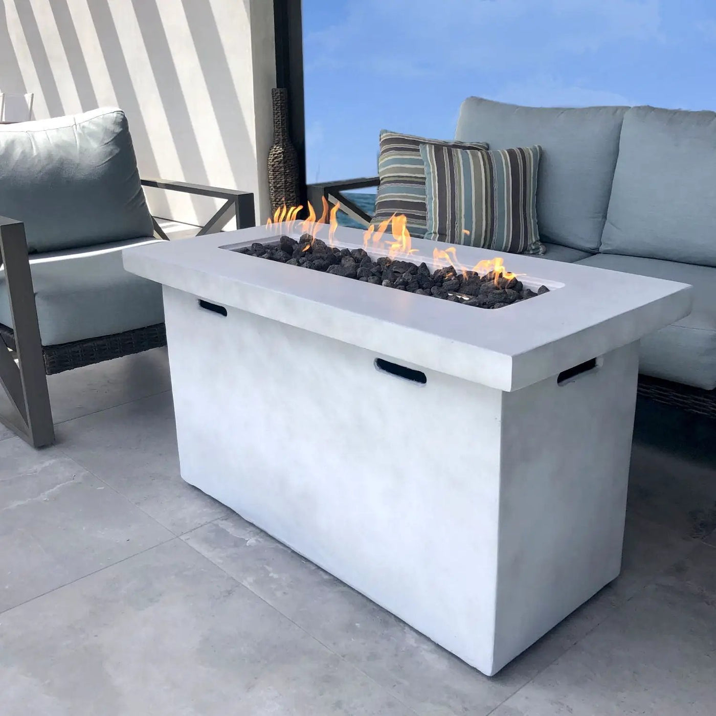 Reinforced - Propane Outdoor Fire Pit Table by HouseOfZazla