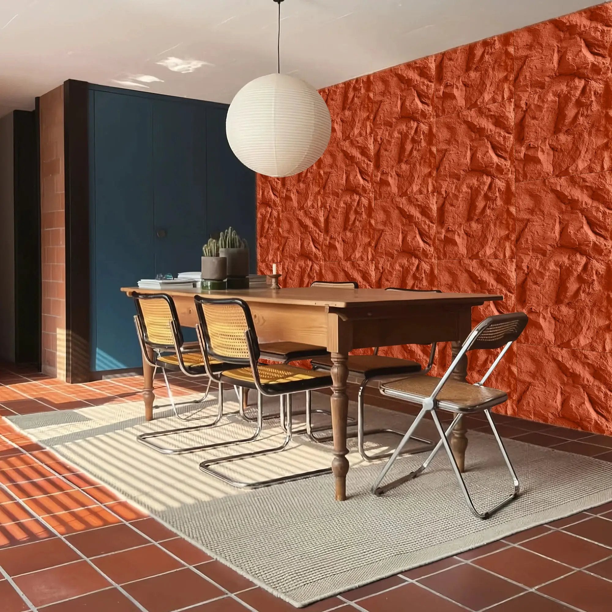 3D Faux Stone Wall Panels - Set of 6 by HouseOfZazla