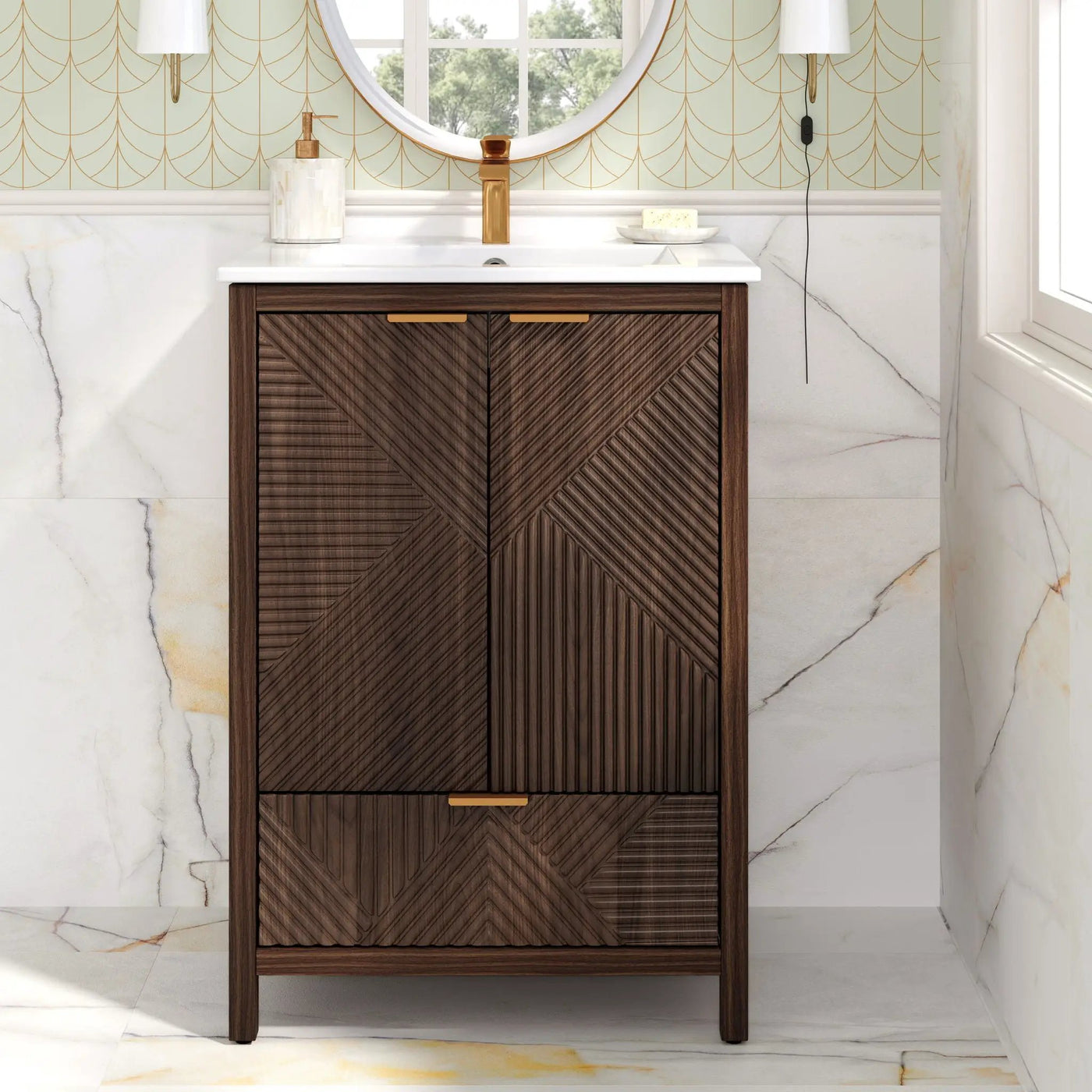Modern Bathroom Vanity With Sink Combo by HouseOfZazla