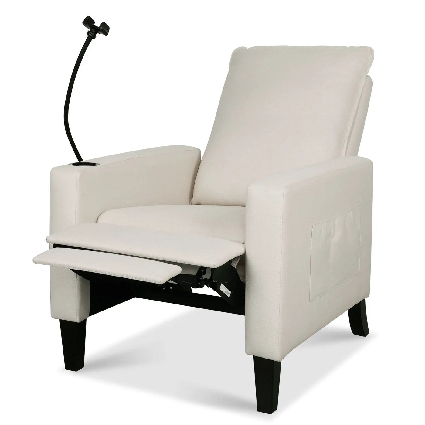 Recliner Chairs For Adults, Adjustable Recliner Sofa With Mobile Phone Holder & Cup Holder, Modern Reclining Chairs Fabric Push Back Recliner Chairs For Living Room, Bedroom by HouseOfZazla
