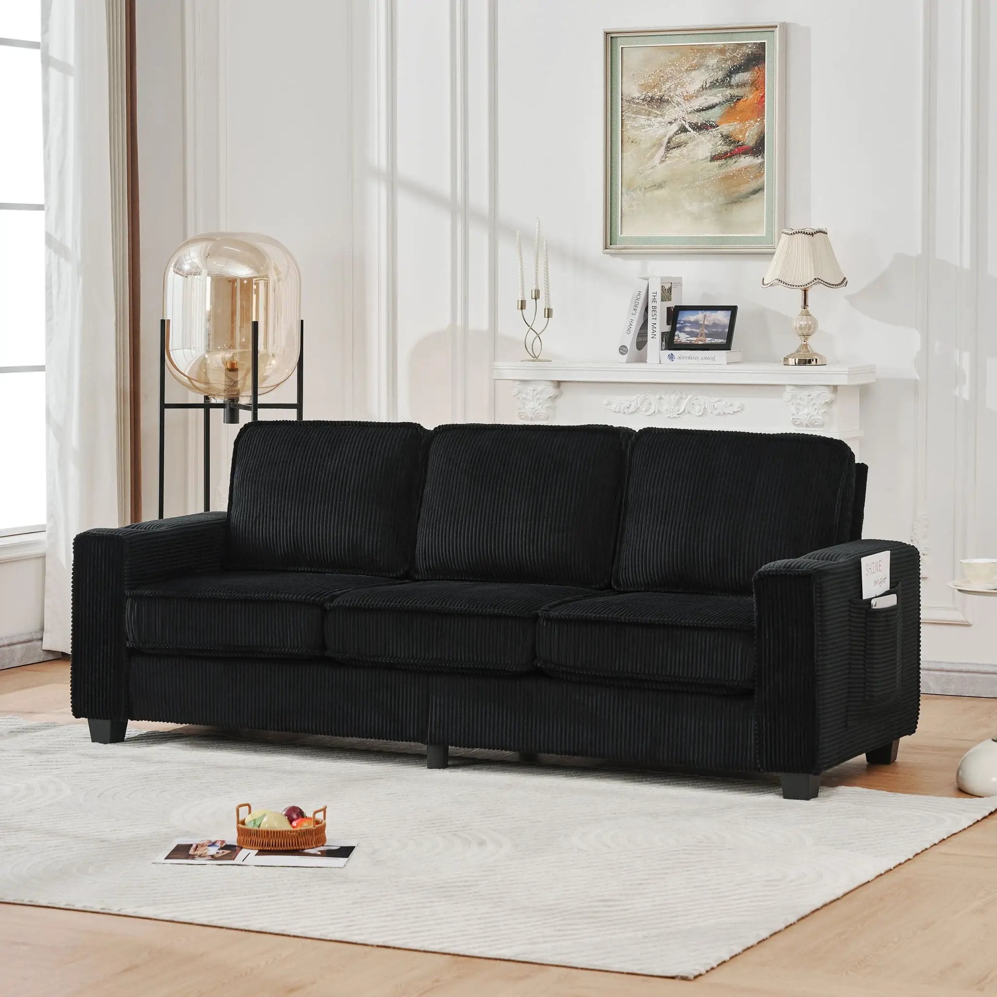 3 Seater Compact Sofa For Living Room by Unique Piece Furniture