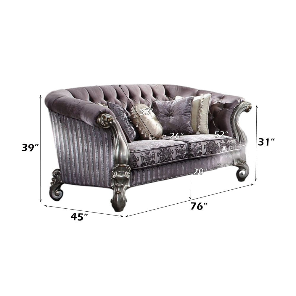 Versailles - Loveseat With 5 Pillows, photo 5 of 8
