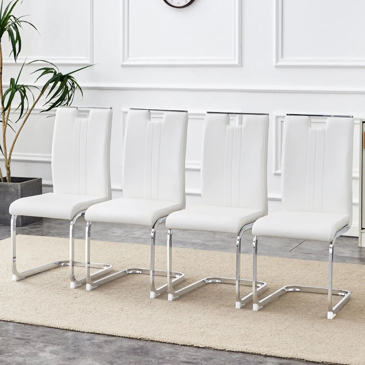 Bow Shaped Chairs, Ergonomic Design, Non Slip Base by HouseOfZazla