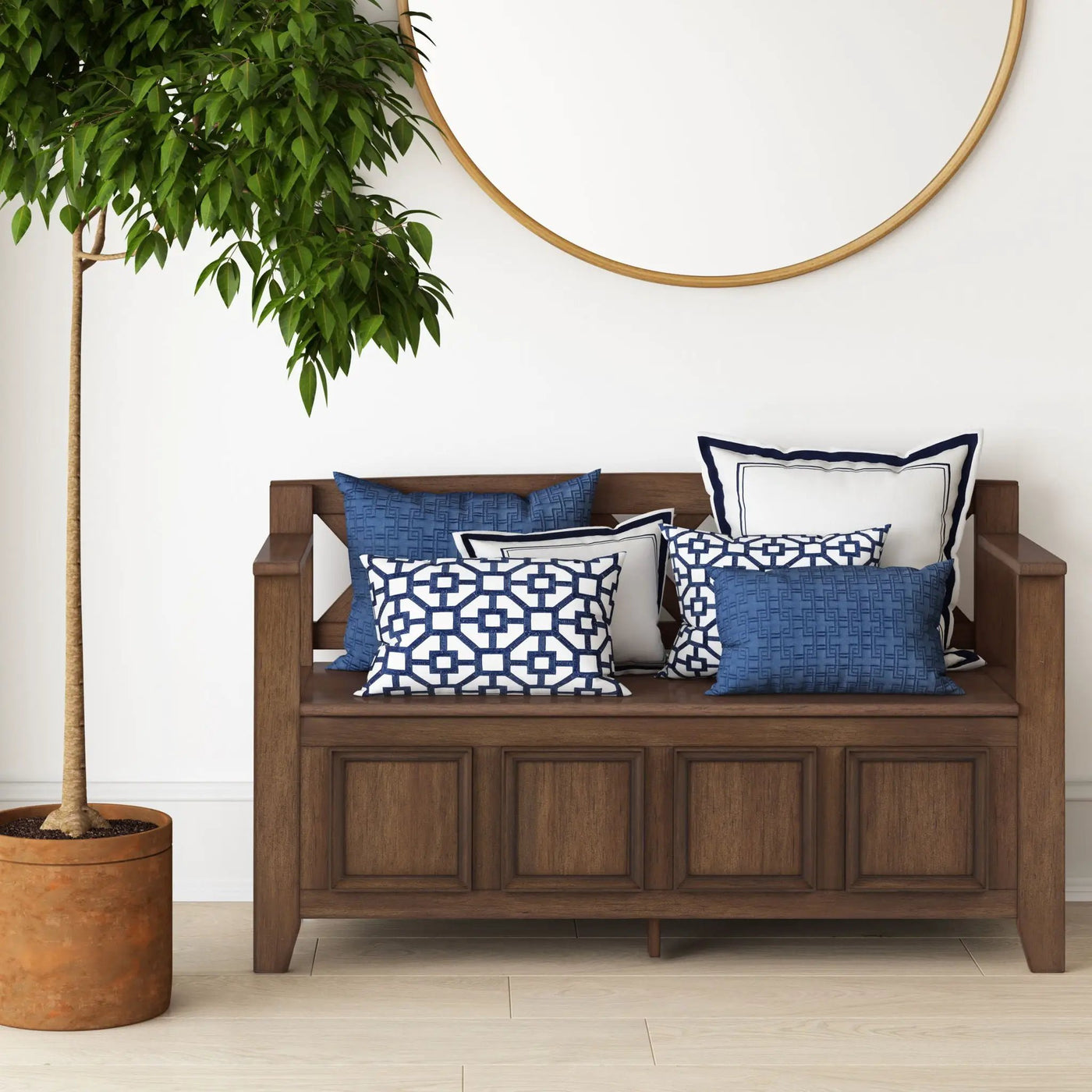 Amherst - Compact Entryway Storage Bench by HouseOfZazla