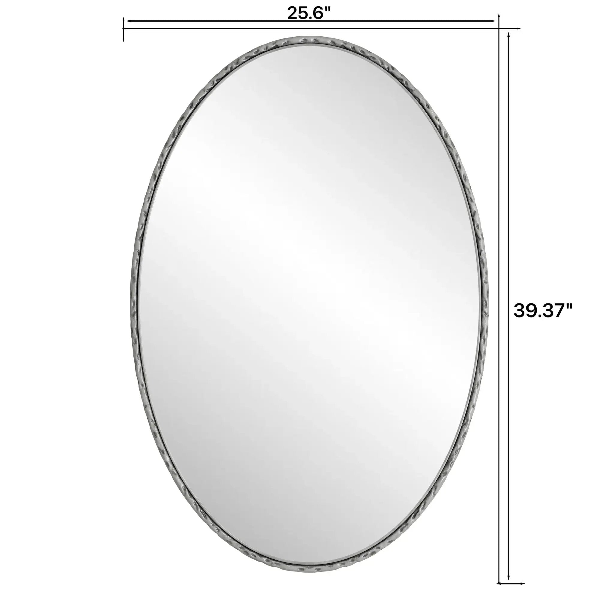 Art Oval Retro Mirror, Wall Hanging by HouseOfZazla