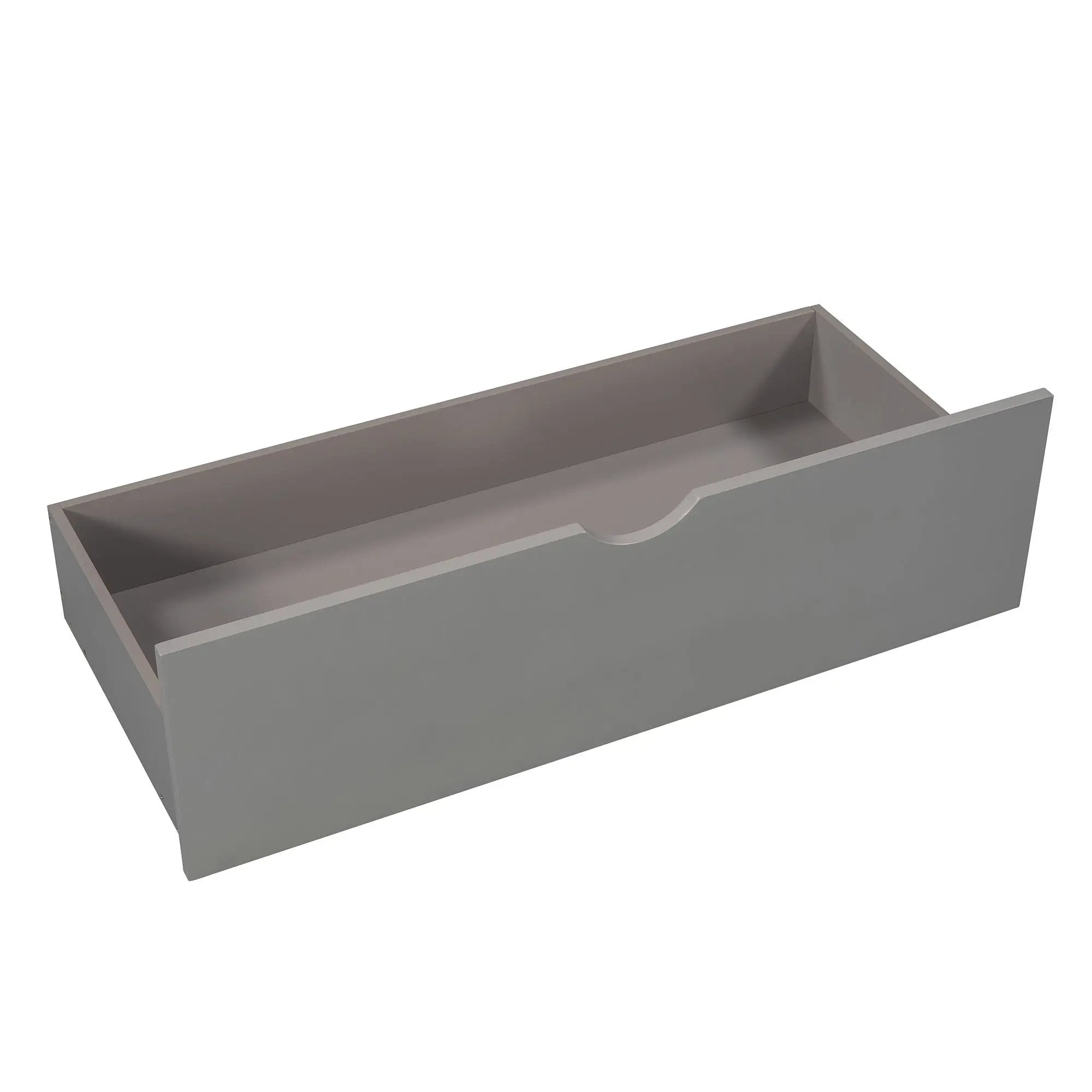 L Shaped Platform Bed With Trundle And Drawers Linked With Built In Desk by HouseOfZazla