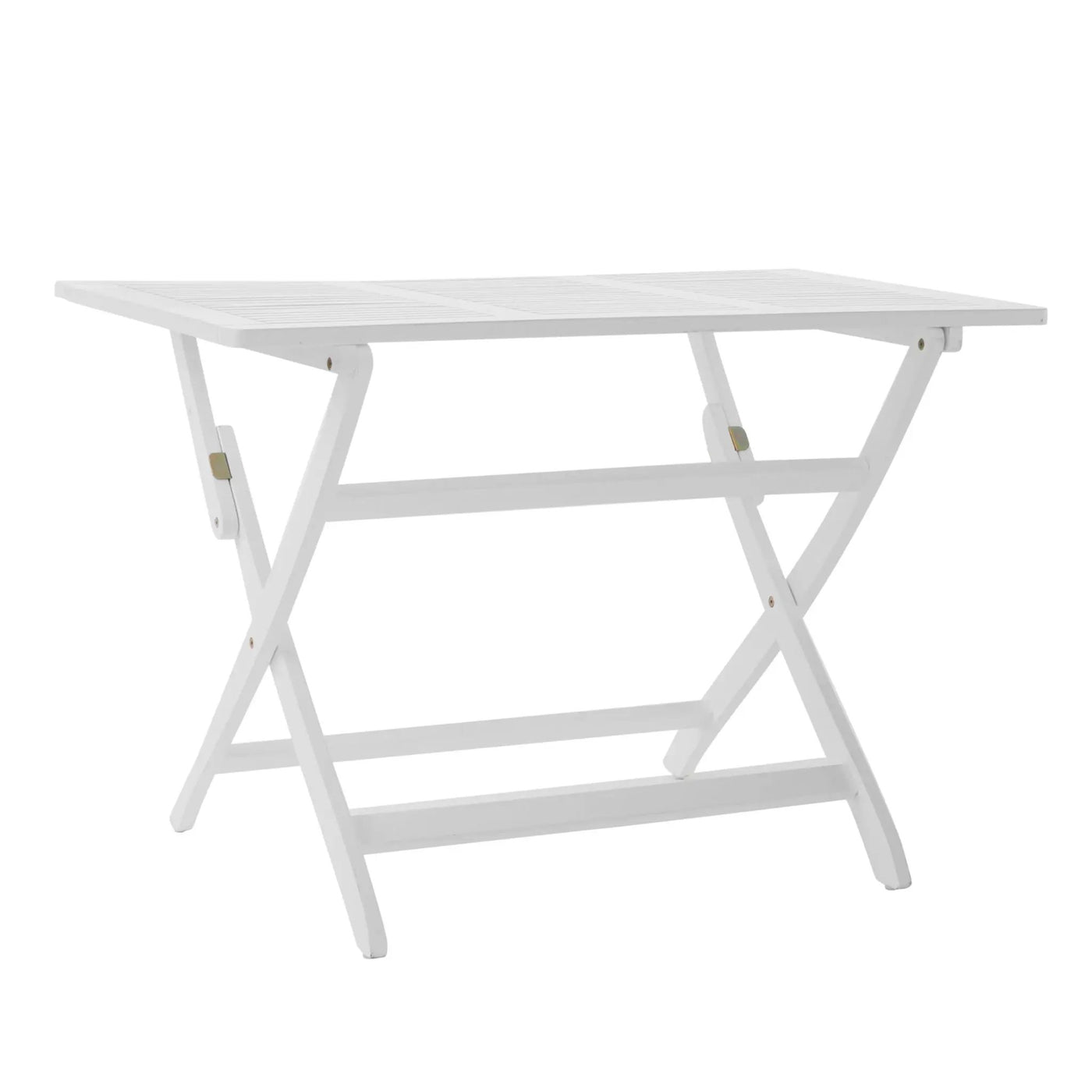 Blissique Outdoor Foldable Wood Dining Table With Slat Design by HouseOfZazla